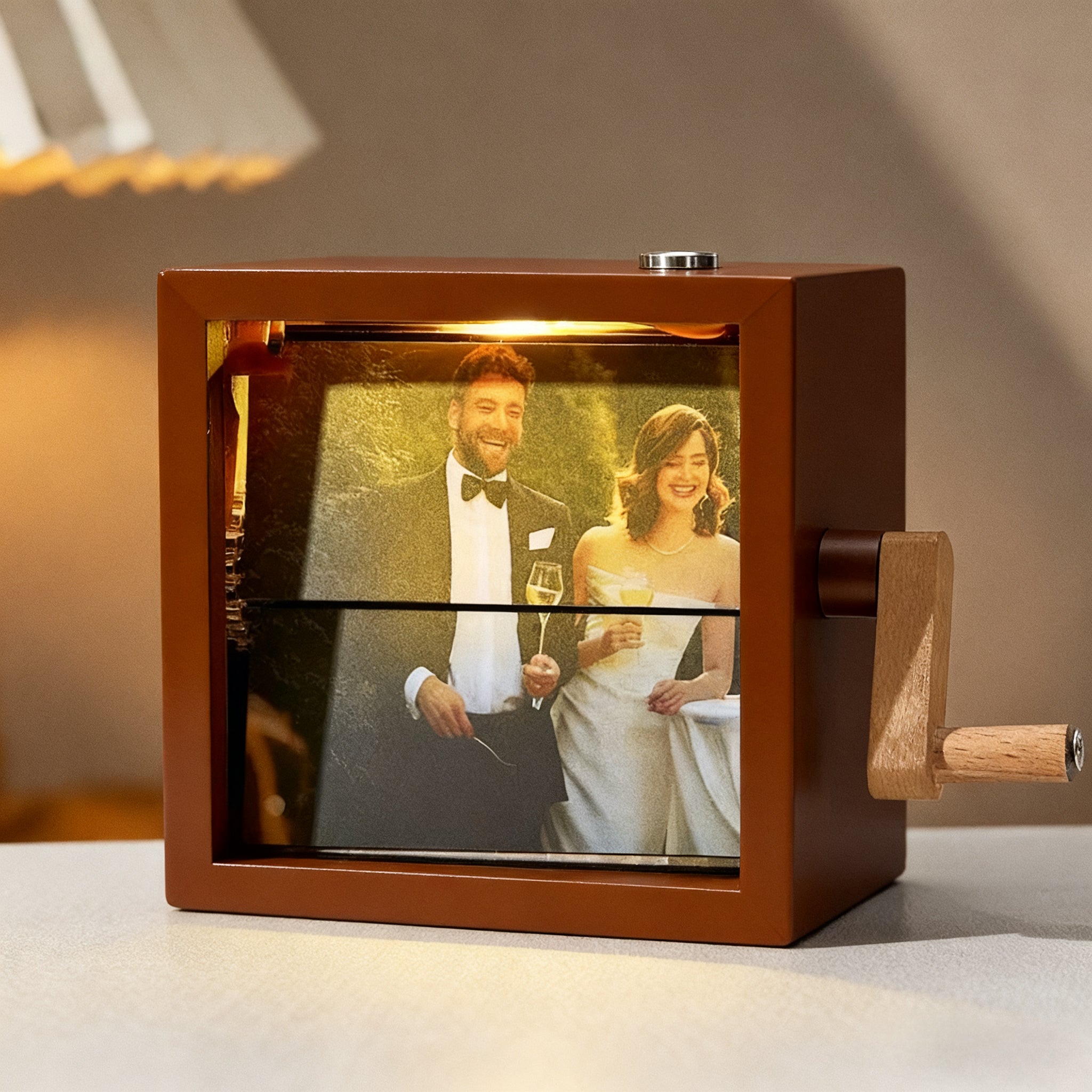 Custom Handmade Flipbook Frame Animation Machine Unique Gift for Couples