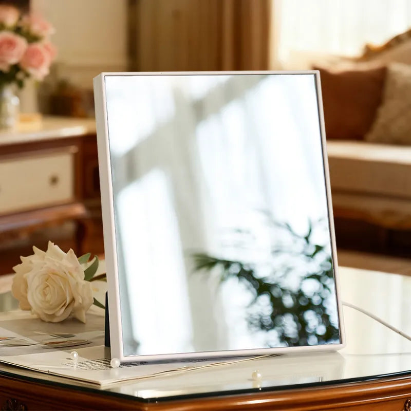 Custom Photo & Names Magic Mirror Light The Day I Found My Missing Piece Calendar Desk Decor Valentine's Gift