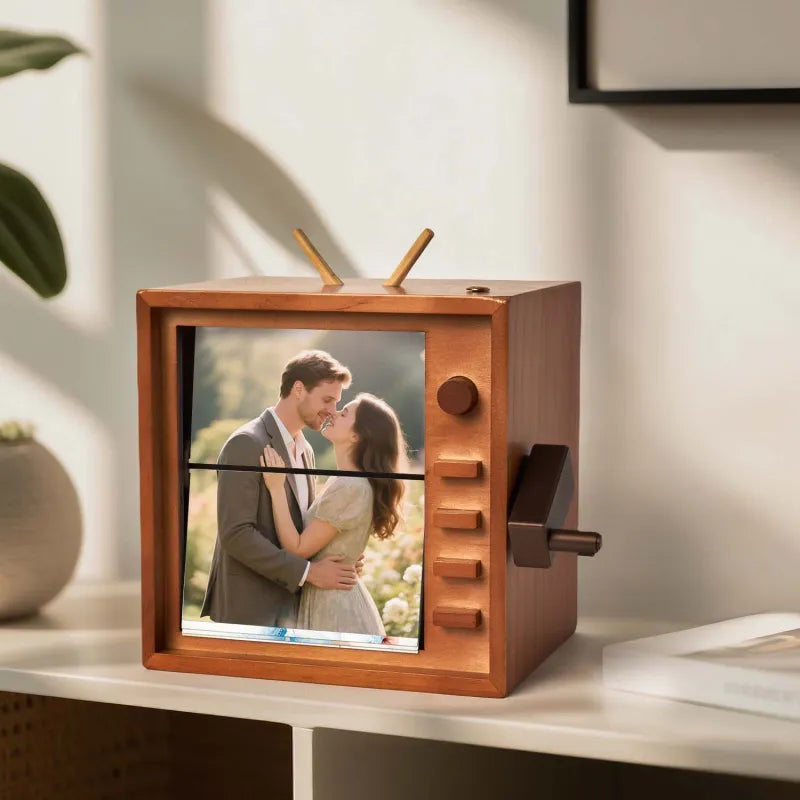 Custom Photo Flipbook Frame 16x16cm Handmade Animation Machine Unique Gift