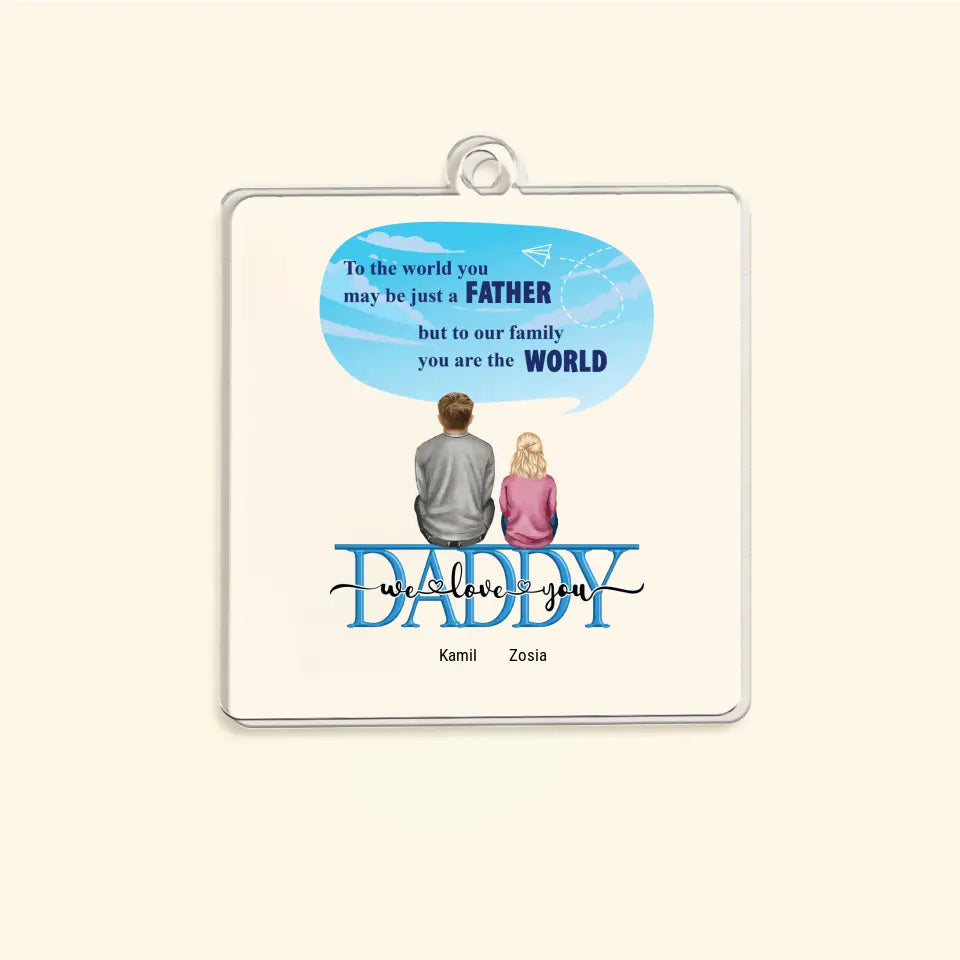 Personalized Gift For Father's Day - Acrylic glass