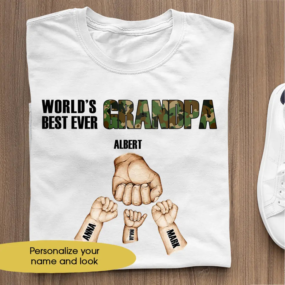 T-Shirt - World’s Best Grandpa Ever