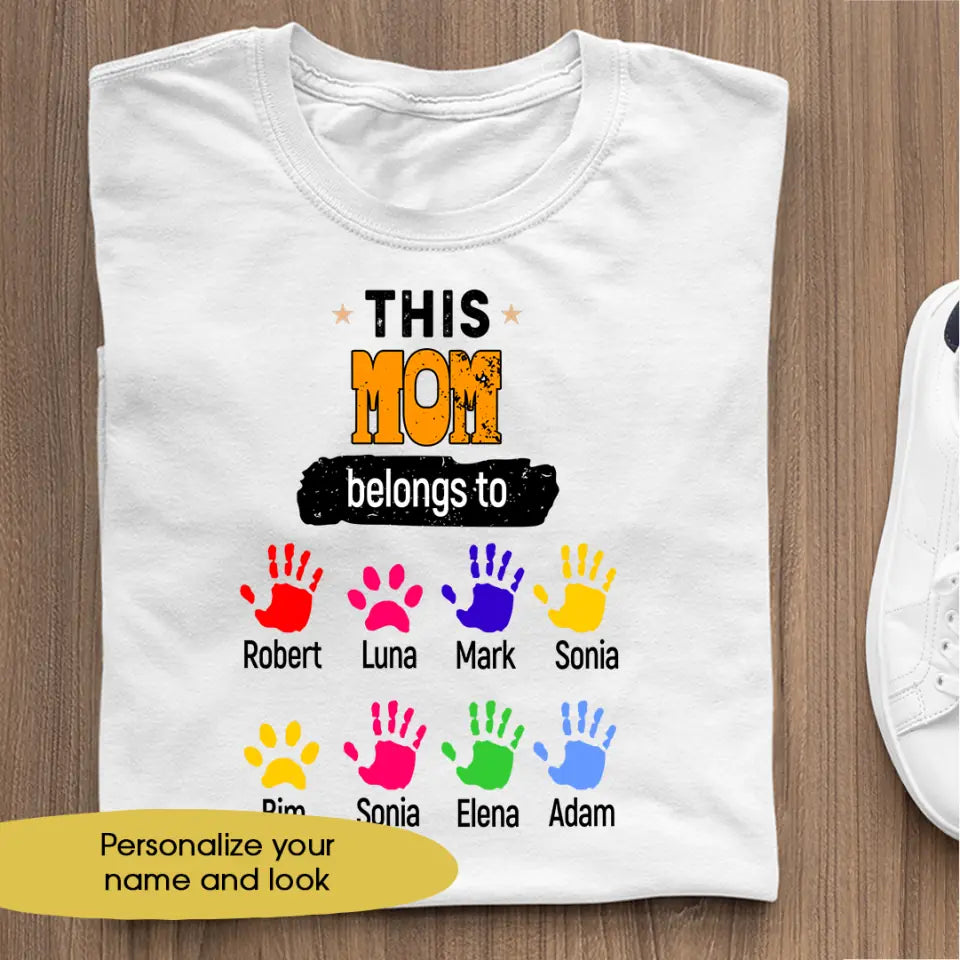 T-Shirt - This Mom Belongs To
