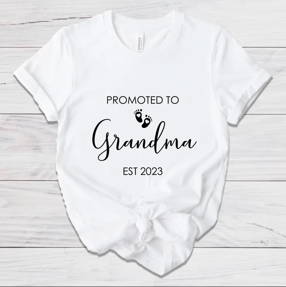 T-Shirt - Promoted To Grandma