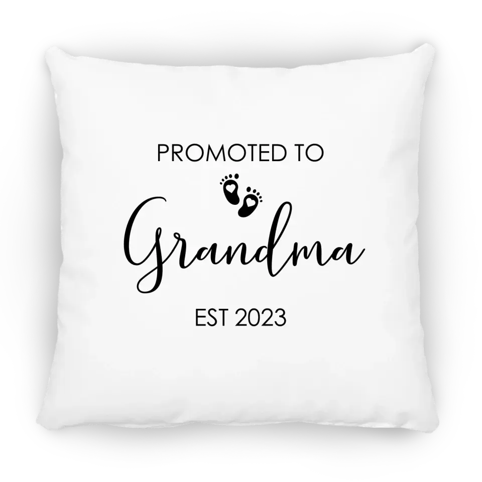 Pillow Case - Promoted To Grandma