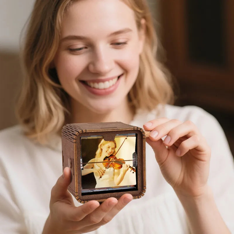 Custom Handmade Photo Flipbook Frame Animation Machine Unique Gift for Mom