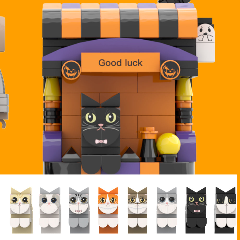 Halloween Gifts Custom Brick Figures Pen Holder Personalized Brick Figures and Pen Holder Pet Pen Holder