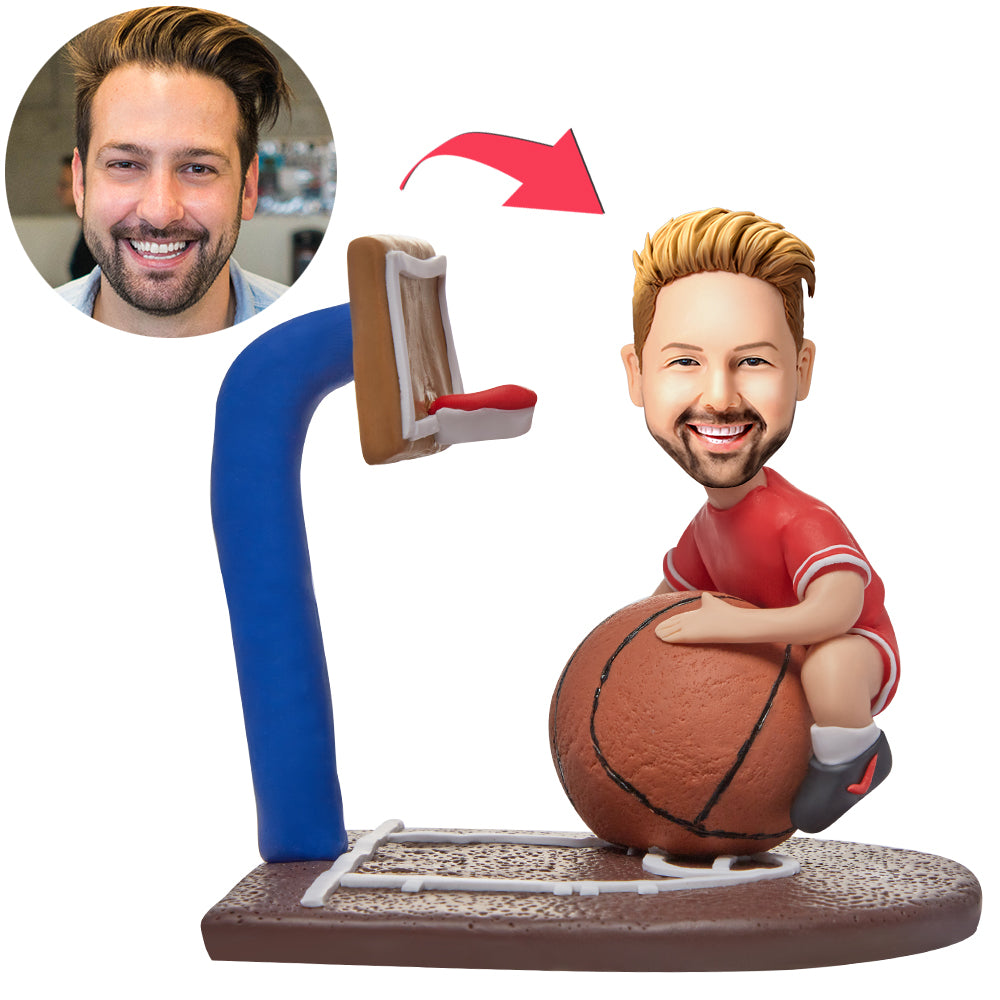 Personalized Basketball Bobbleheads with Engraved Text
