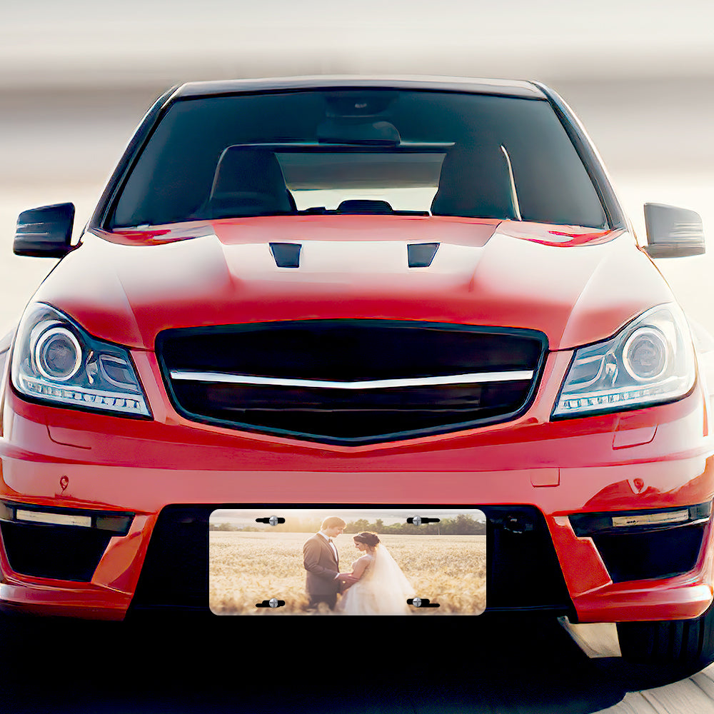 Personalized Photo License Plate Novelty Auto Tag Car License Plate