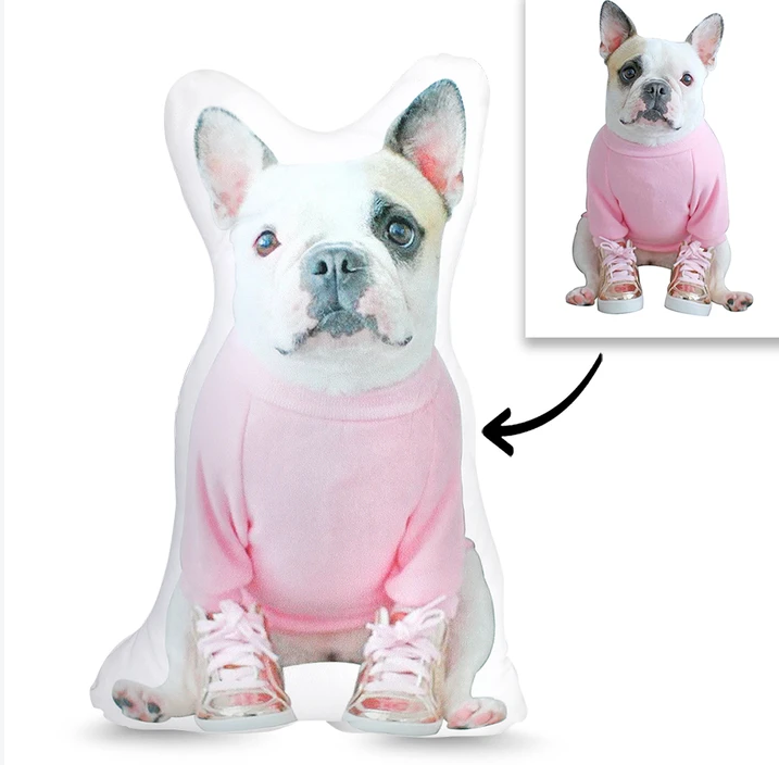 Custom Shaped Pillow Personalized Pet or Loved One in Full Body or Head Design Unique Gift for Home & Heart