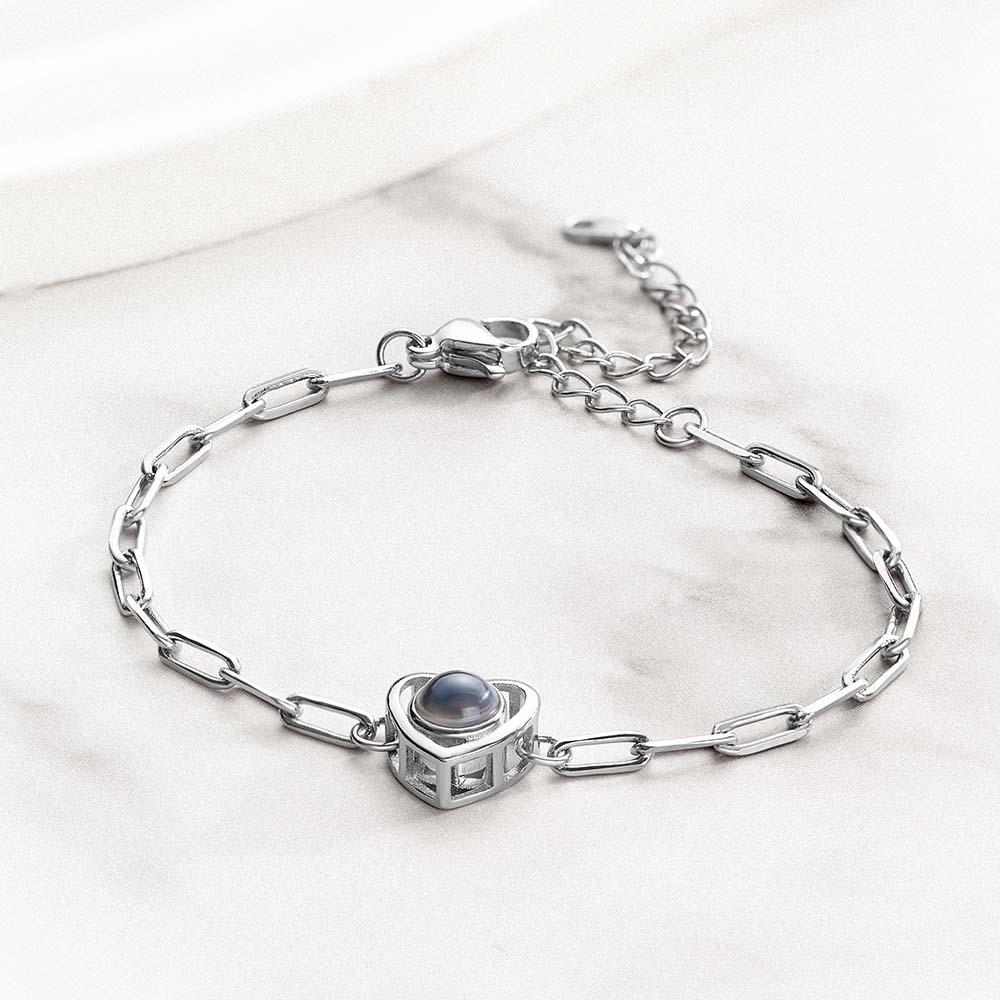 Custom Photo Projection Bracelet Gift for Special Person