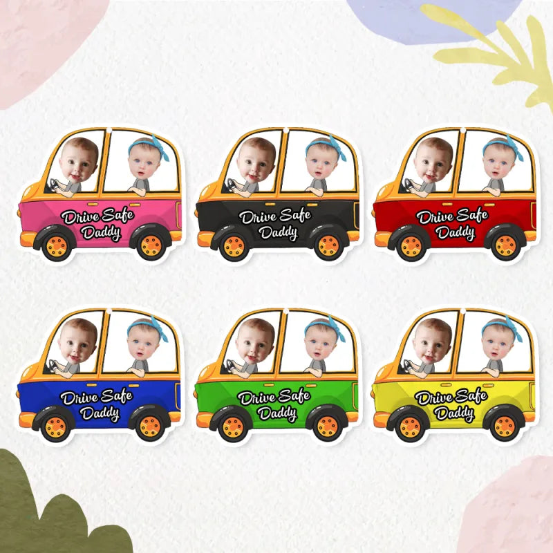 Personalized Drive Safe Car Air Freshener Custom Air Freshener Rearview Mirror Ornament Gifts for Father