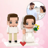 We Get Married Fully Body Customizable 2 People Custom Brick Figures Brick Me Figures