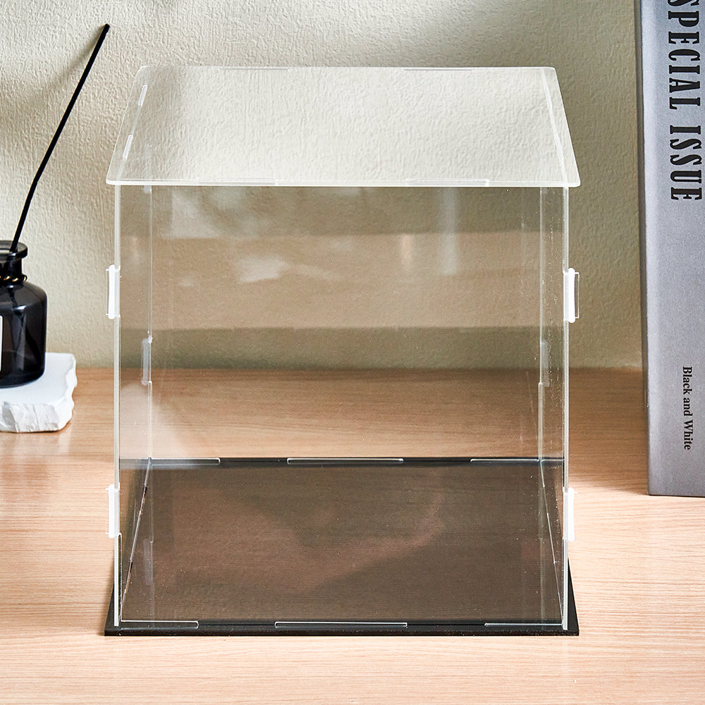 Dustproof Clear Acrylic Display Case Display Box – Protective Box for 4 People Bobbleheads Collectibles