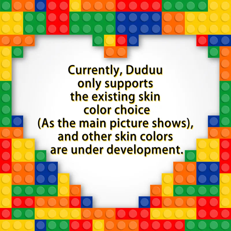Full Body Customized 1 Person Duddu Brick Figures Birthday Gift for Him
