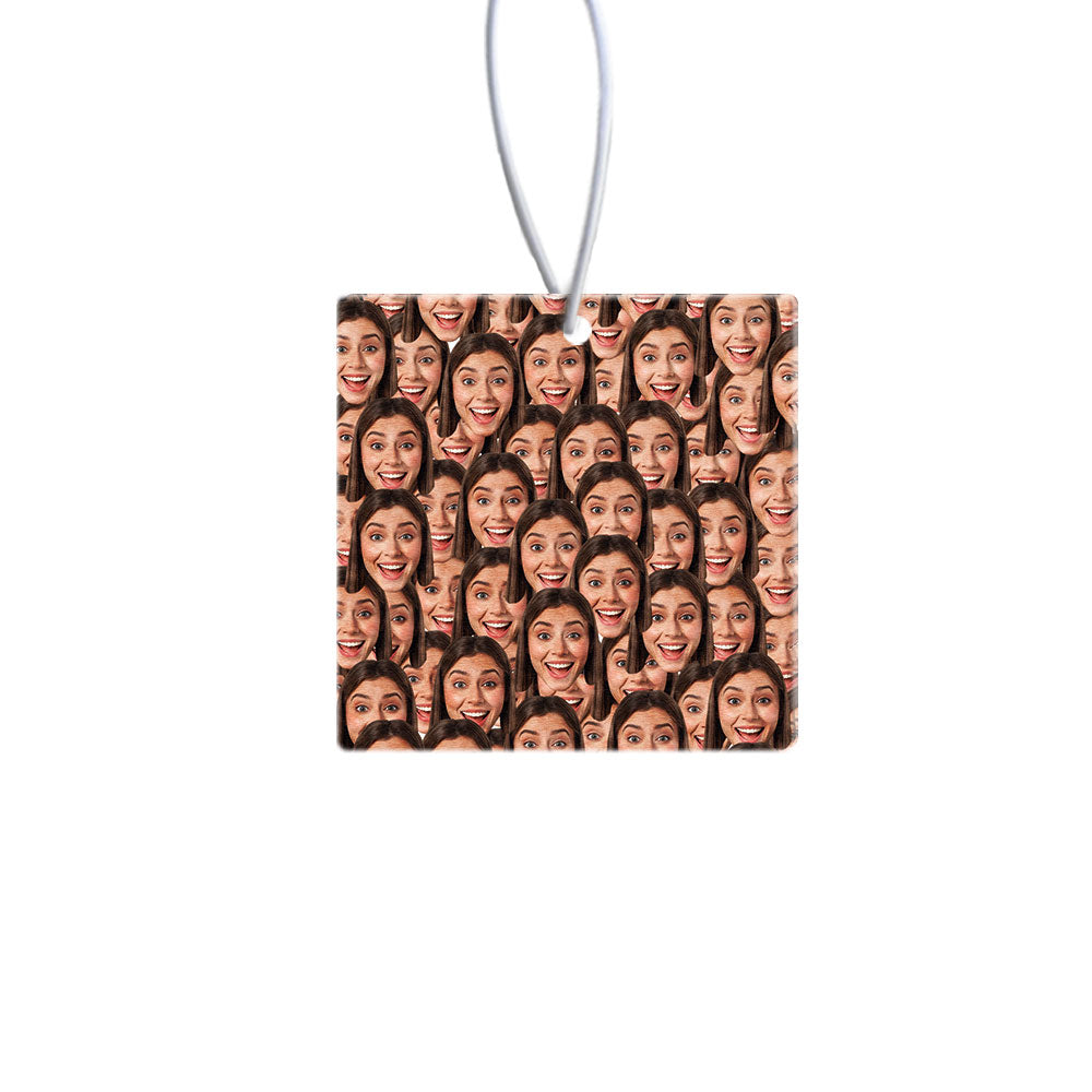 Custom Funny Car Air Fresheners Rearview Mirror Ornament Rectangle Air Freshener for Car