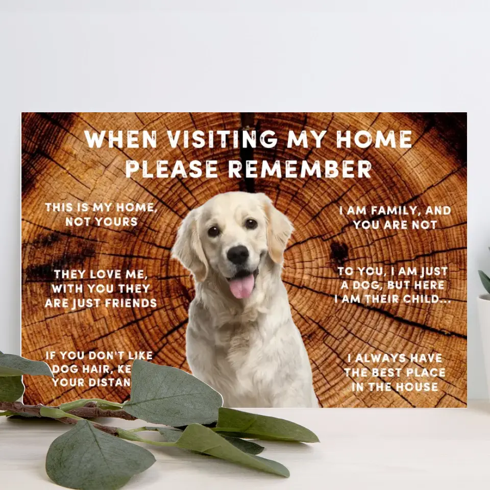 When Visiting My Home Please Remember