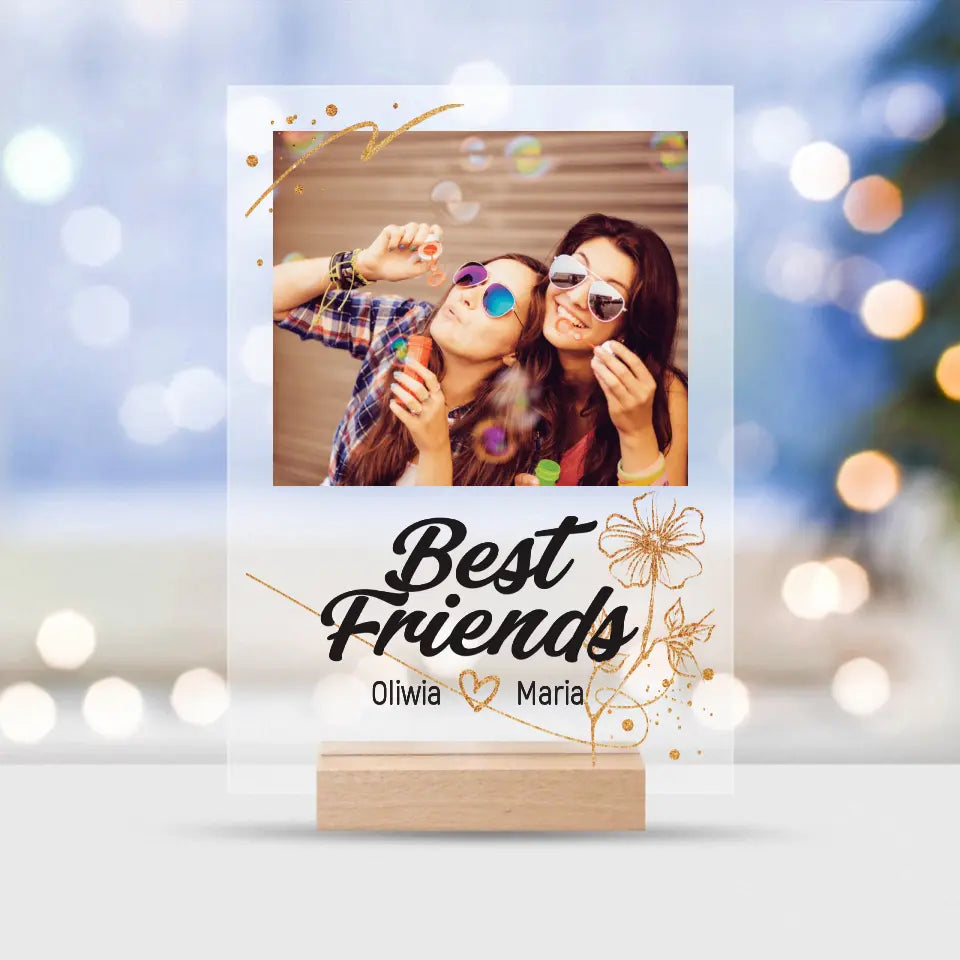 Best Friends - Acrylic Glass With Your Own Photo