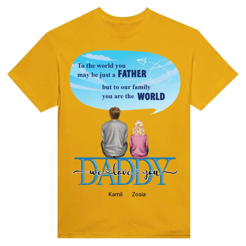 Personalized Gift For Father's Day - T-shirt