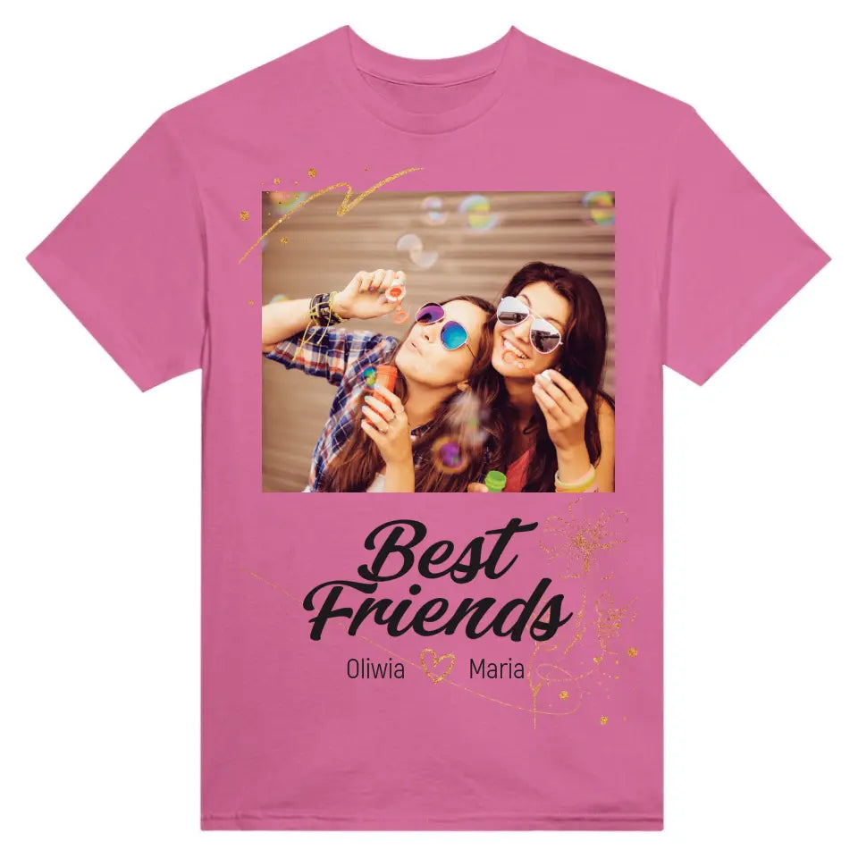 Best Friends - T-Shirt With Your Own Photo