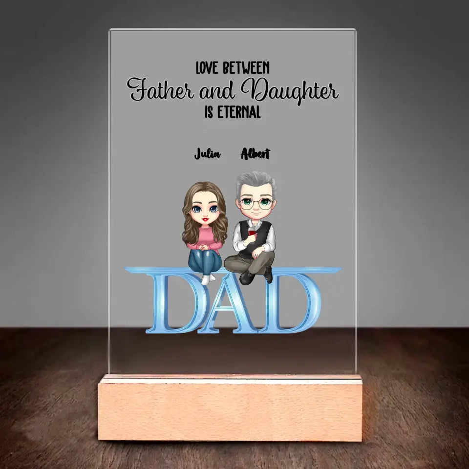 Best Father's Day Gift - Personalized Acrylic Glass