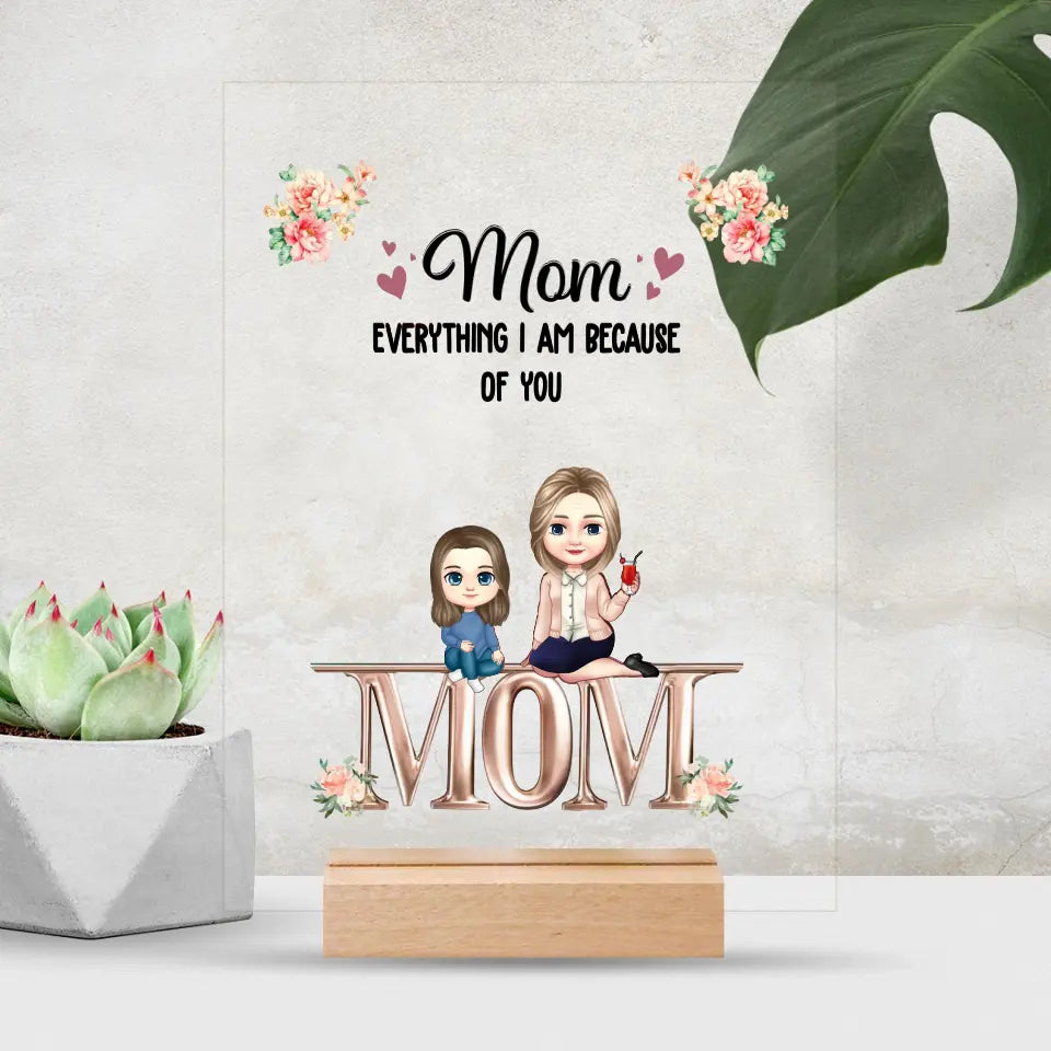 Mom Everything We Are Because Of You