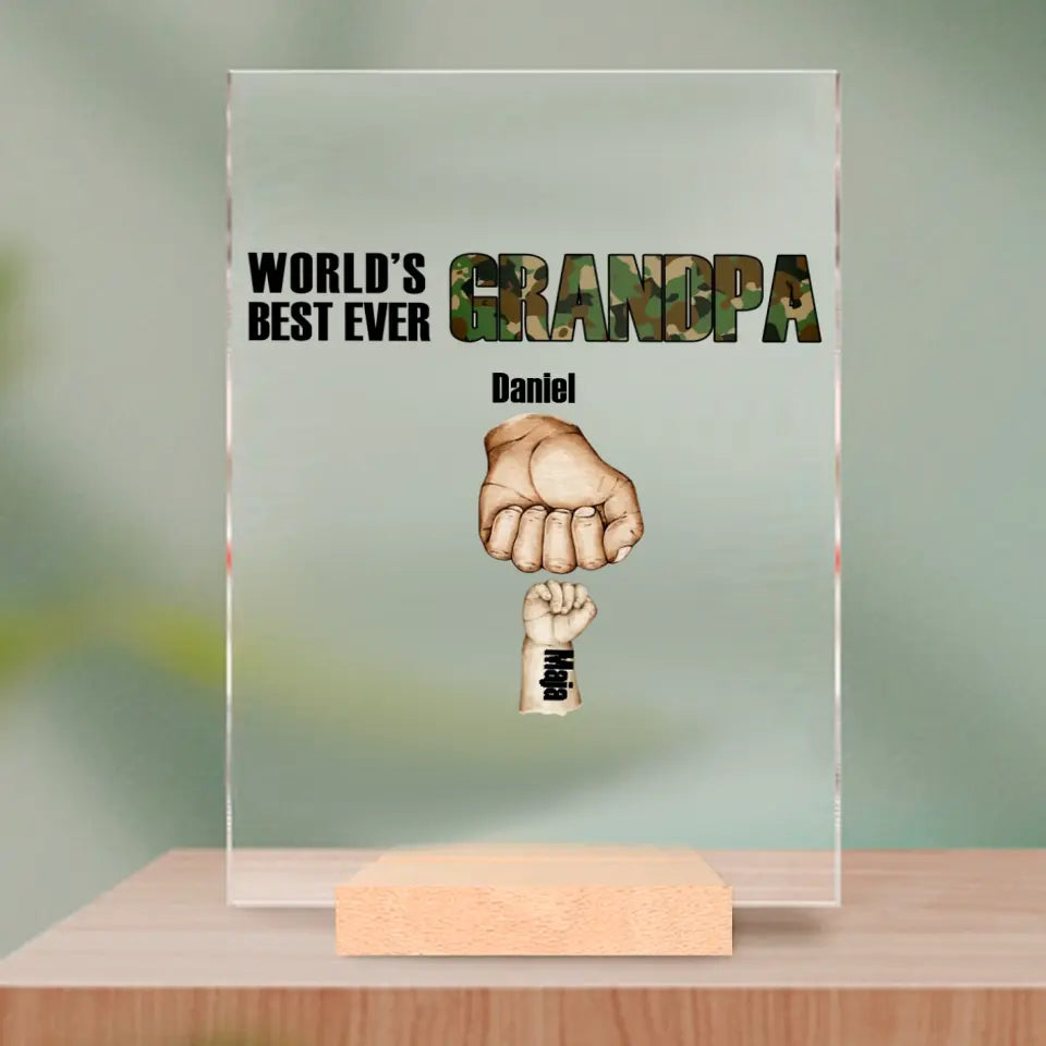 T-Shirt -  World’s Best Grandpa Ever