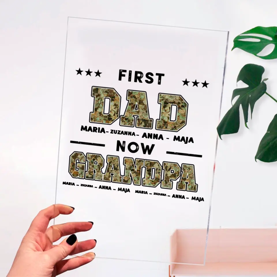 T-Shirt - First Dad Now Grandpa