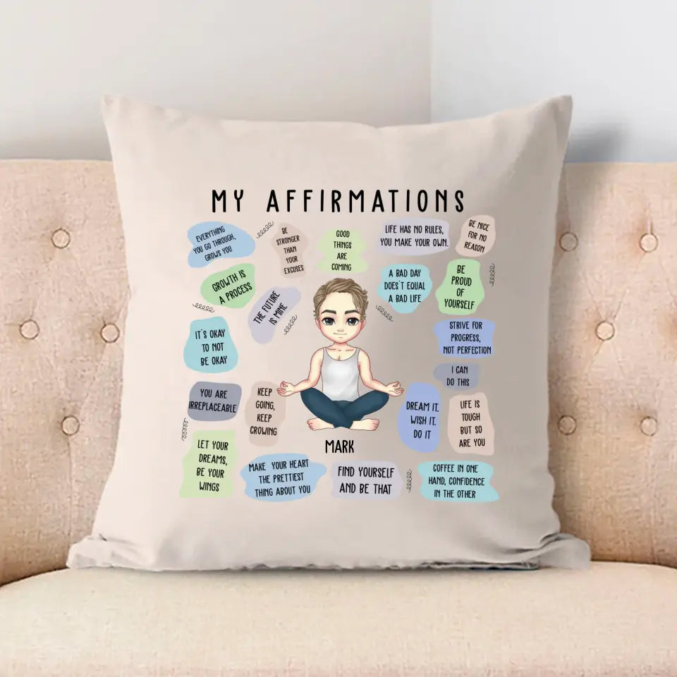 Pillow Case - My Affirmations