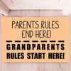 Rug - Grandparents Rules Start Here