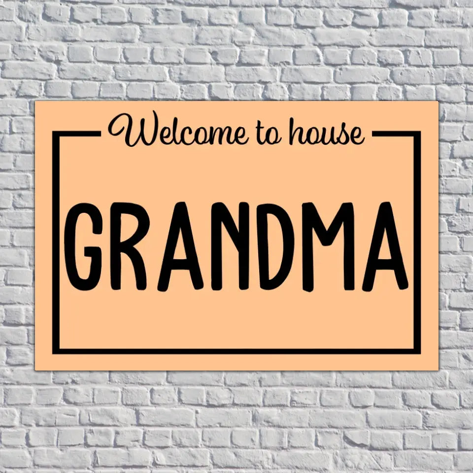 Rug - Welcome To Grandma's House