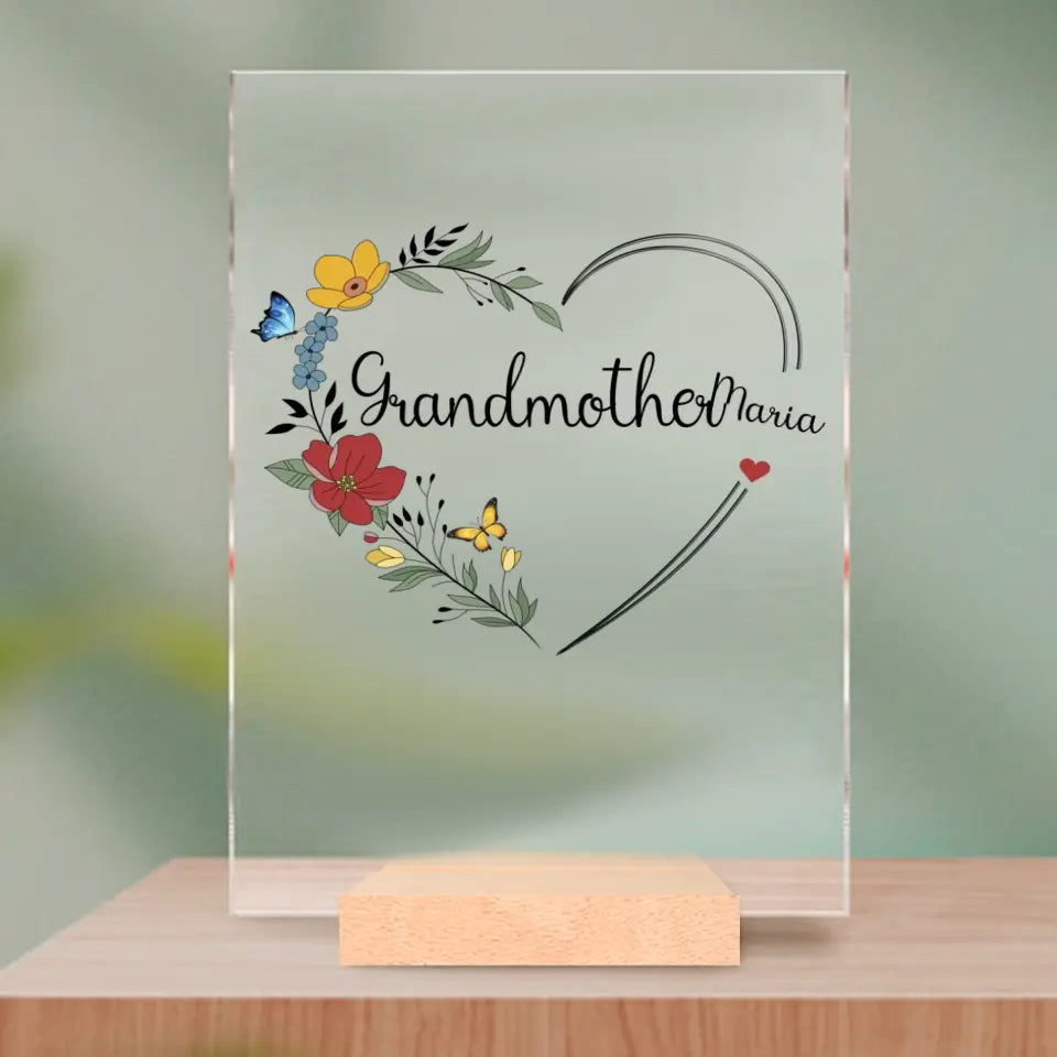 Acrylic glass - Grandmother