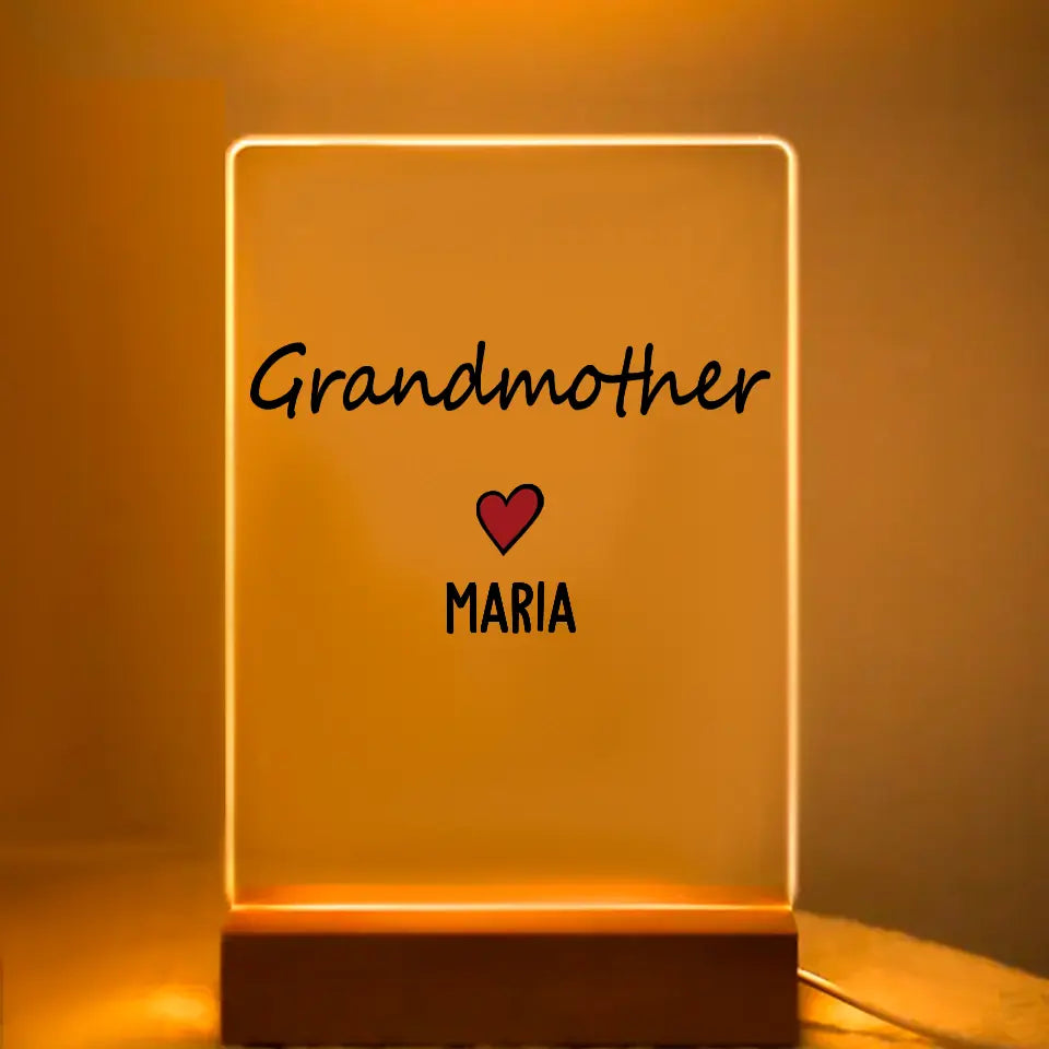 Acrylic glass - Present For Grandma