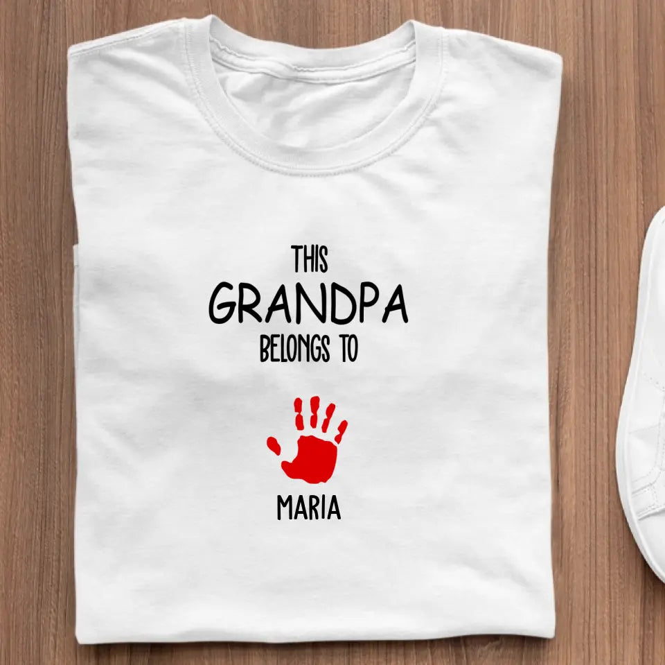 T-Shirt - This Grandfather Belongs To