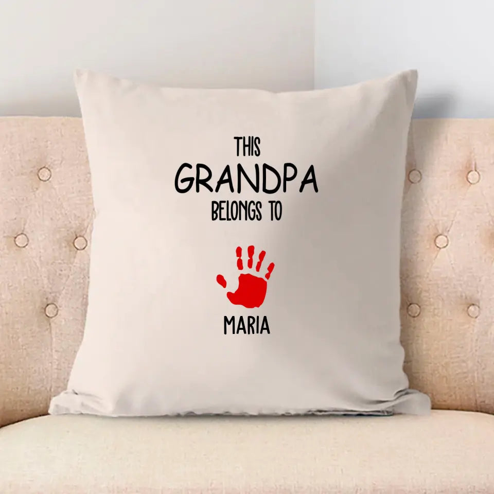 Pillow Case - This Grandfather Belongs To