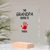 Acrylic glass - This Grandfather Belongs To