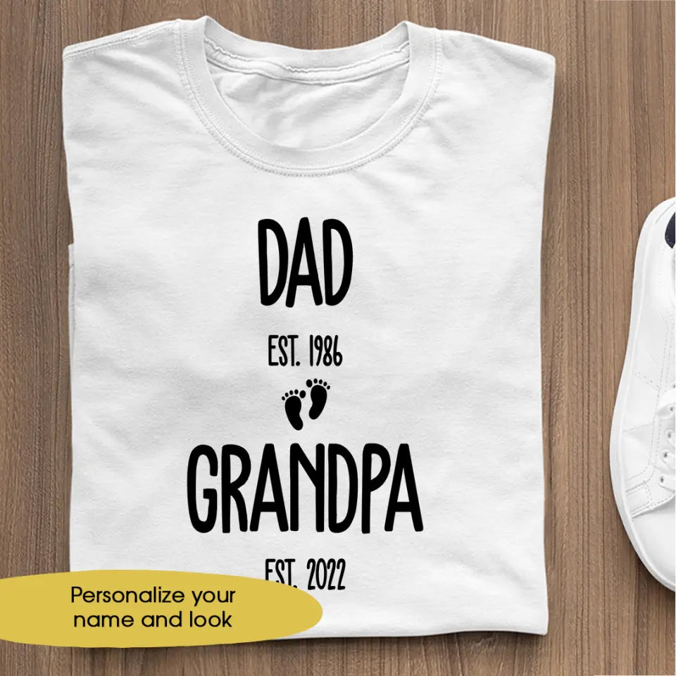 T-Shirt - Dad Est 1986