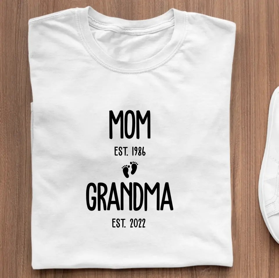 T-Shirt - Mom Est 1986