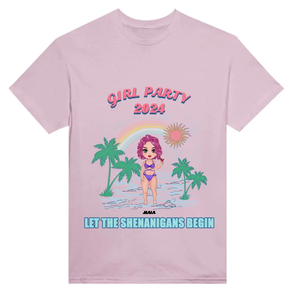 T-Shirt - Girl Party Let The Shenanigans Begin