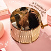 Custom Photo Music Box Hand Crank Unique Gift for Couples Wedding Home Decor