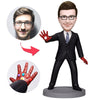 Iron Man In Business Suit Custom Bobblehead With Engraved Text