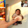 Personalized Squishy Photo&Music Fridge Magnet – Custom Photo Character Squeeze Belly Magnet with Built-in Sound, Funny Gift for Family & Co