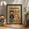 Fully Body Custom Action Figure Portraits Toy Box Art | Custom Photo Cartoon Style Frame Decorations Flat Printed Image in Reality