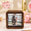 Custom 16 Photo Music Flipbook Frame Handmade Unique Gift for Couples Home Decor