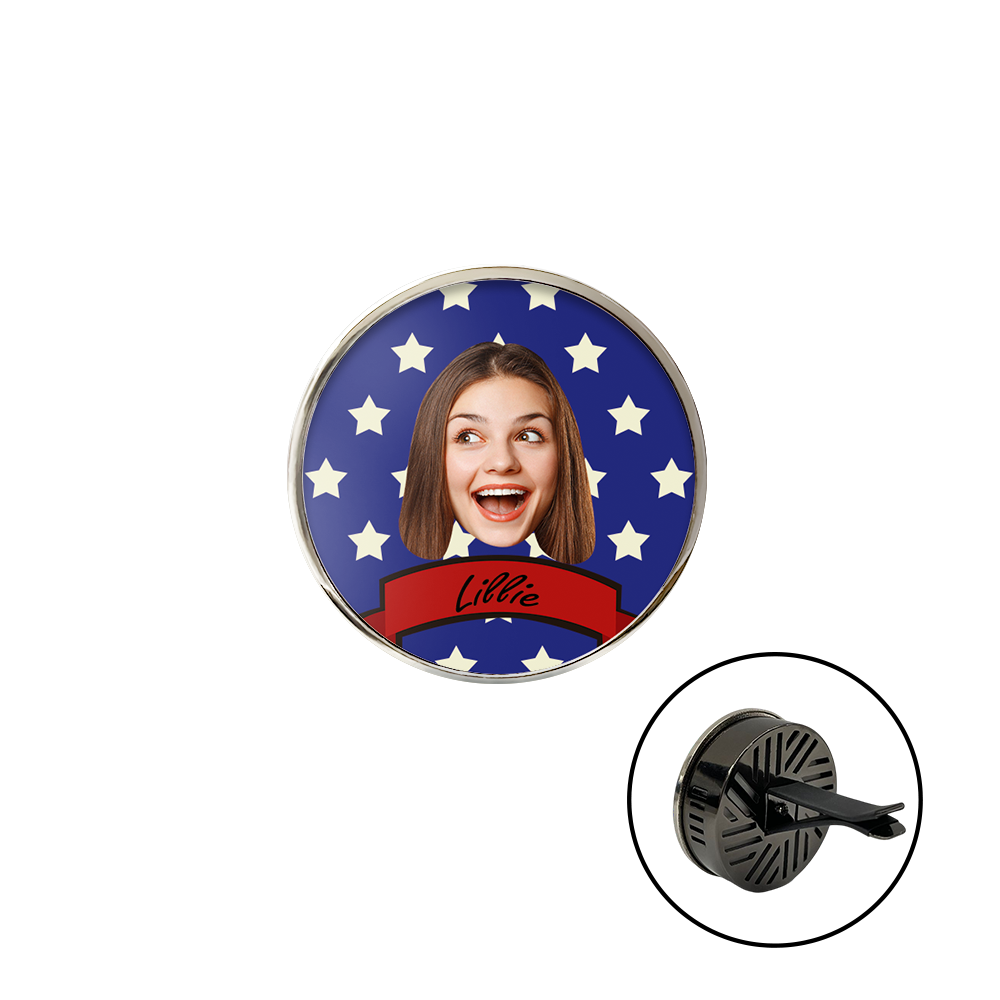 Custom Car Aromatherapy Essential Oil Diffuser Car Air Freshener Vent Clip