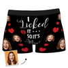 Custom Photo Boxer, Funny Face Boxer It's Mine AR View with Package