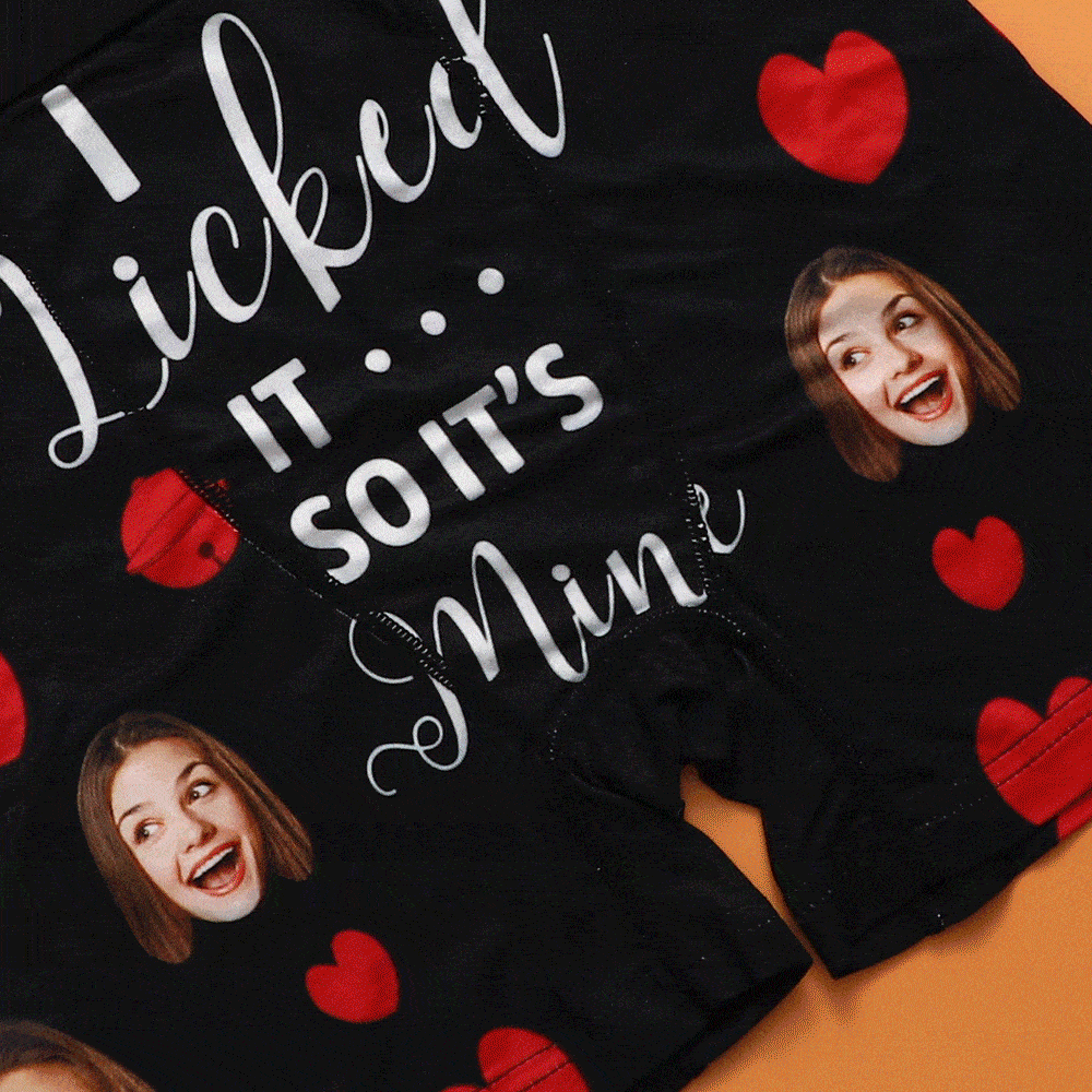 Custom Photo Boxer, Funny Face Boxer It's Mine AR View