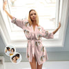 Custom Photo Nightgown Personalized Night Robe Gift for Valentine