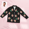 Custom Photo Face Pajama Personalized Starry Sky Style Gifts