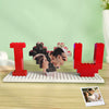Custom I Love U Building Bricks Photo Block Puzzles