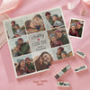 Custom Building Block Puzzle Square Photo Brick I Love You XOXO